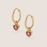THE DREAM DROPS - PINK TOURMALINE HEARTS