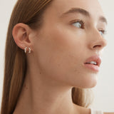 MARQUISE DIAMOND HUGGIES - YELLOW GOLD