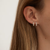 MARQUISE DIAMOND HUGGIES - YELLOW GOLD