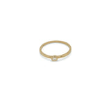 THE BEZEL SET DIAMOND RING