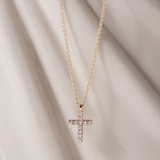 THE DIAMOND CROSS NECKLACE