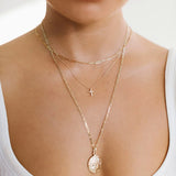 THE DIAMOND CROSS NECKLACE