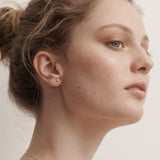 THE BEZEL SET DIAMOND STUDS