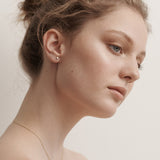 THE BEZEL SET DIAMOND STUDS