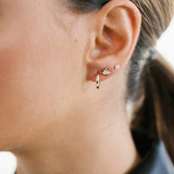THE BEZEL SET DIAMOND STUDS