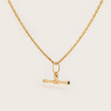 THE BAMBOO FOB WITH CABOCHONS