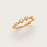 THE BAMBOO PAVE RING