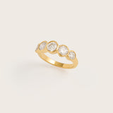 THE BEZEL SET FIVE STONE RING