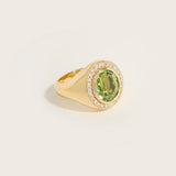 THE PROPER SIGNET - GREEN TOURMALINE