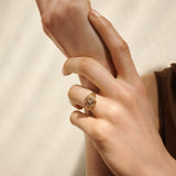 THE CHAMPAGNE DIAMOND RING