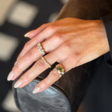 THE BEZEL SET FIVE STONE RING
