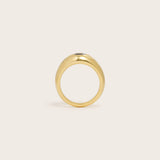 THE GYPSY RING - SAPPHIRE AND DIAMOND