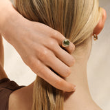 THE PROPER SIGNET - GREEN TOURMALINE