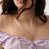 THE BOMBE` PENDANT - AQUAMARINE