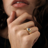 THE GYPSY RING - SAPPHIRE AND DIAMOND
