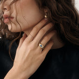 THE GYPSY RING - SAPPHIRE AND DIAMOND